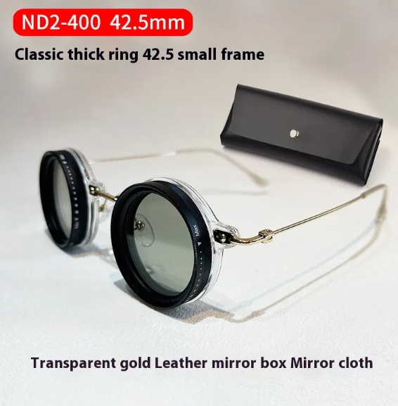 Shade adjusting glasses